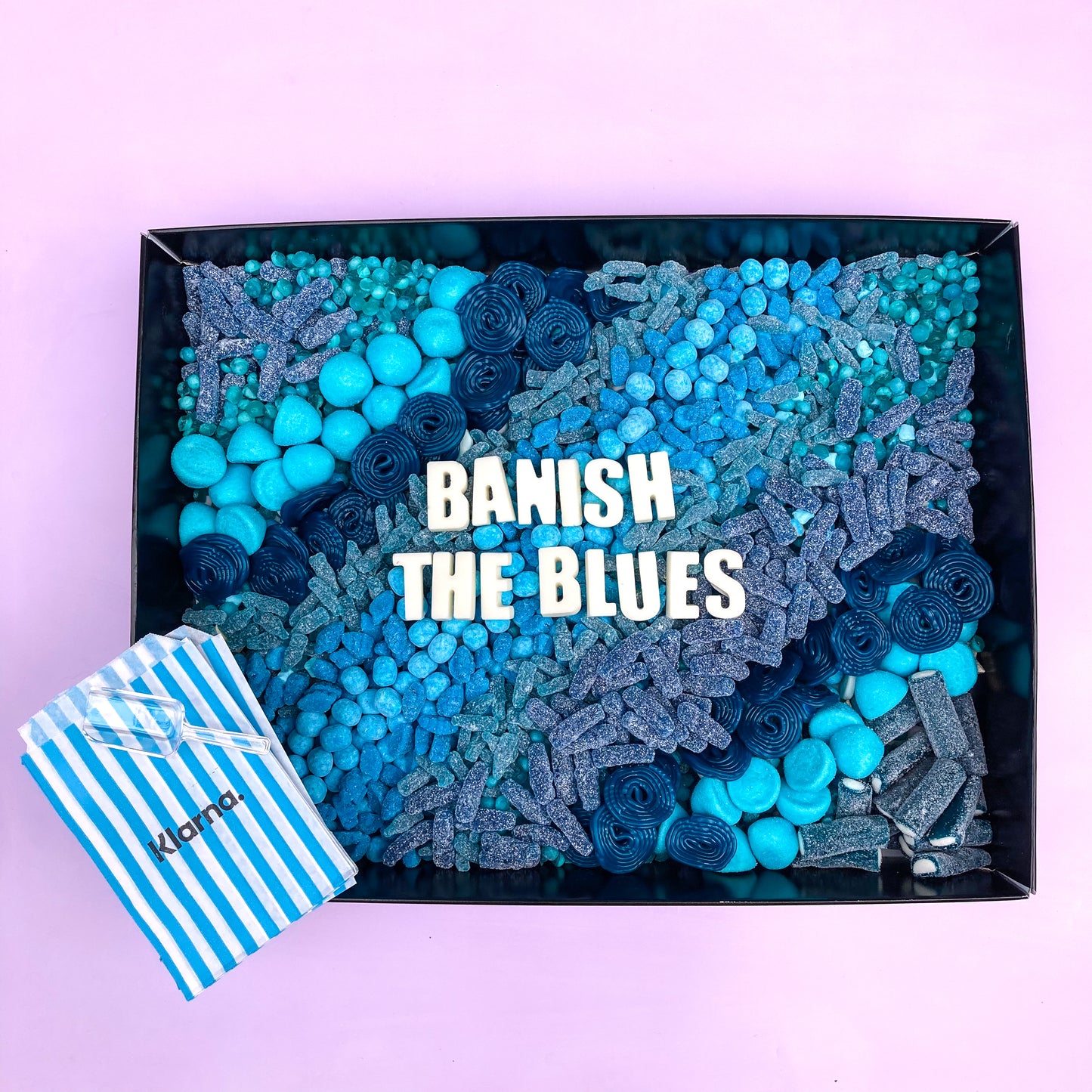Blue Monday Candy Platter