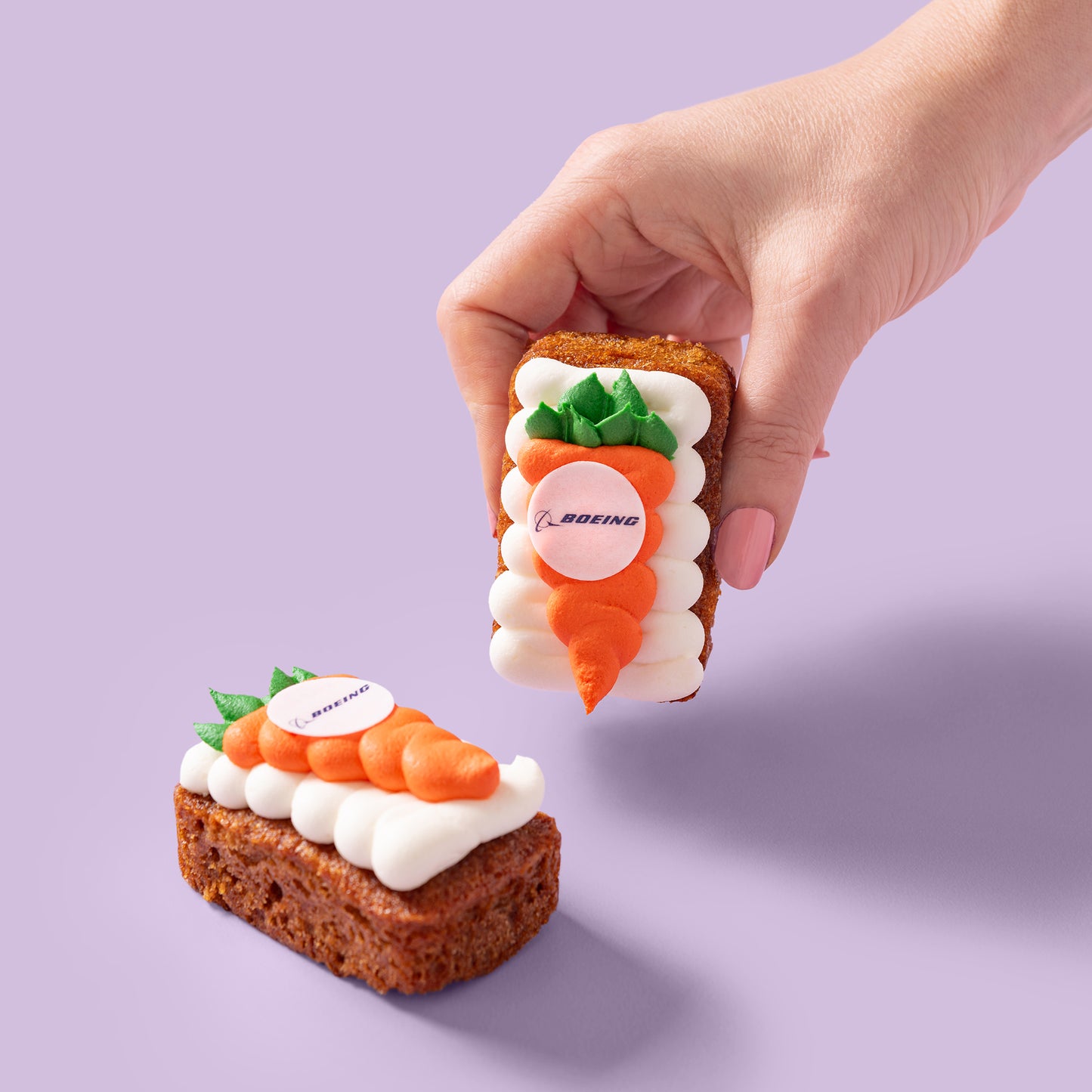 Branded Easter Carrot Cakes