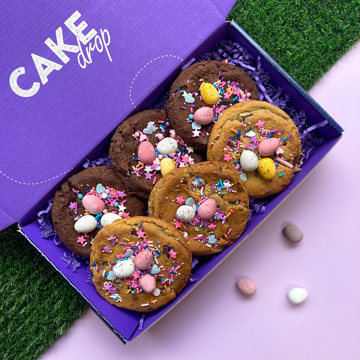 Mini Egg Postal Cookies