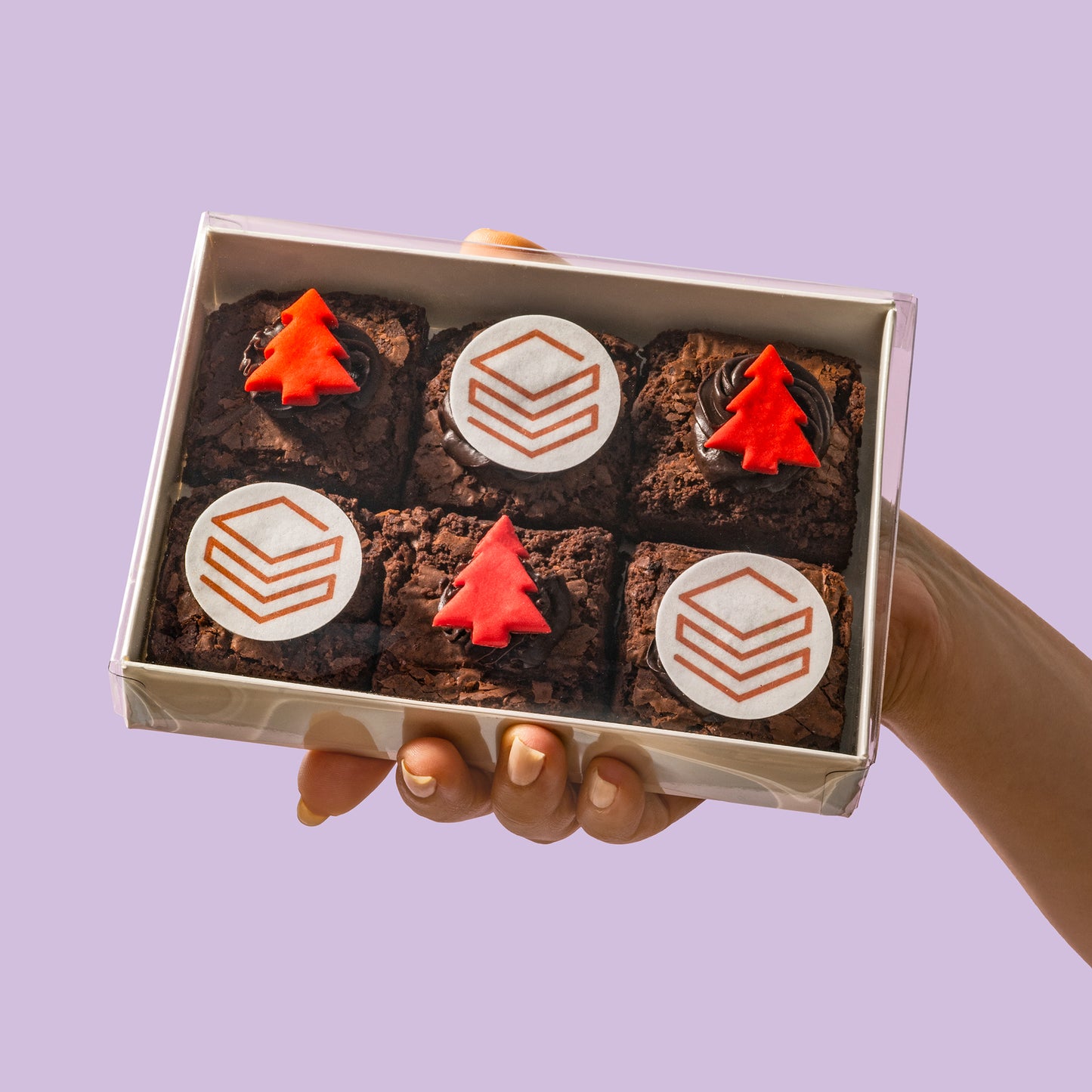 Festive Letterbox Brownie Bites