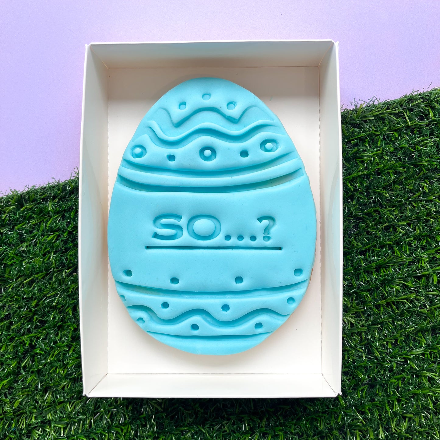 Branded Easter Egg Cookie (letterbox gift)