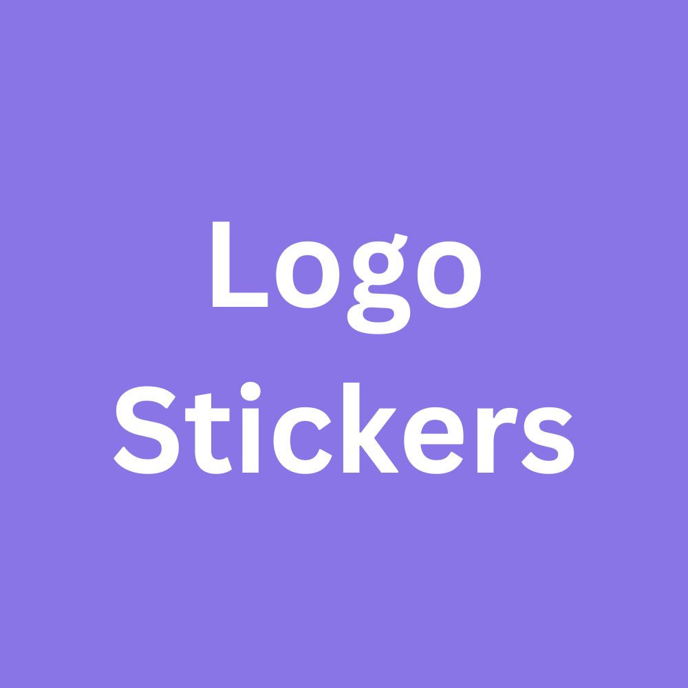 logo stickers to each tub