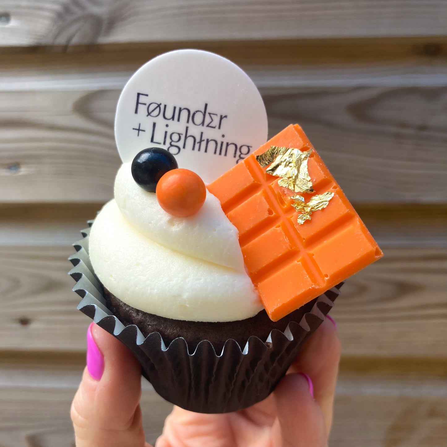 branded cupcakes