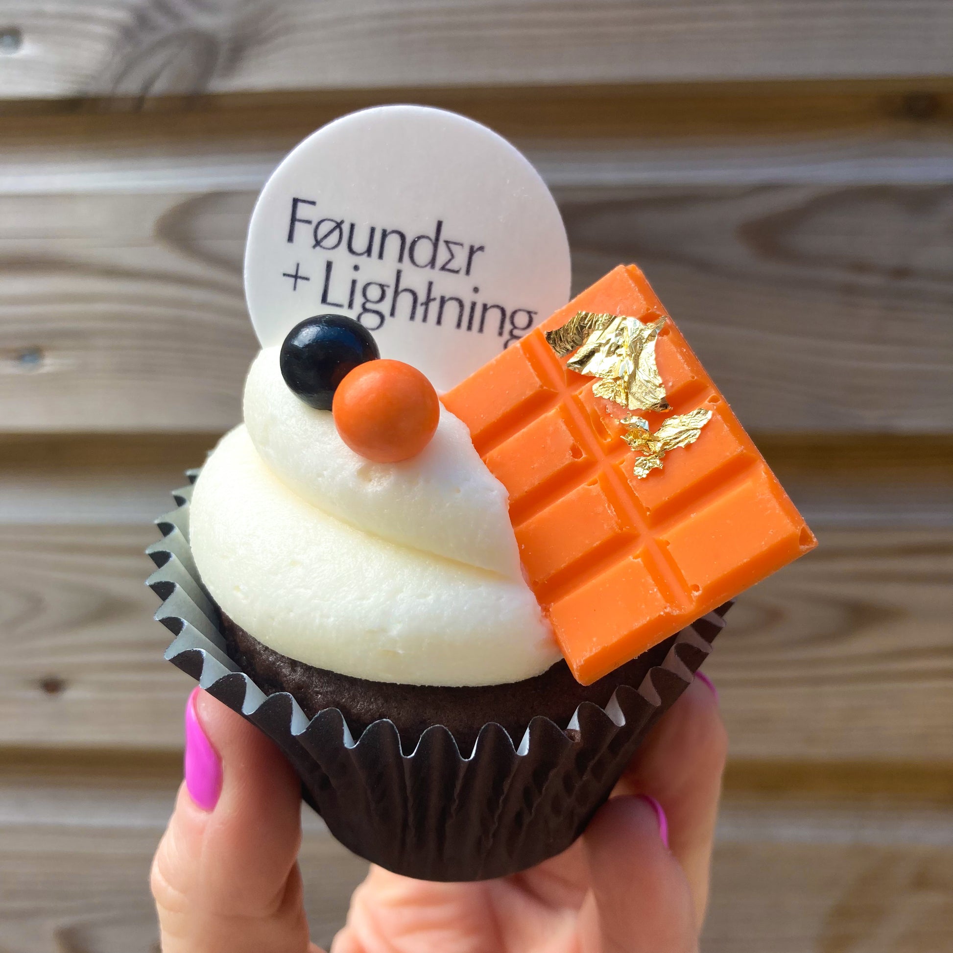 branded cupcakes