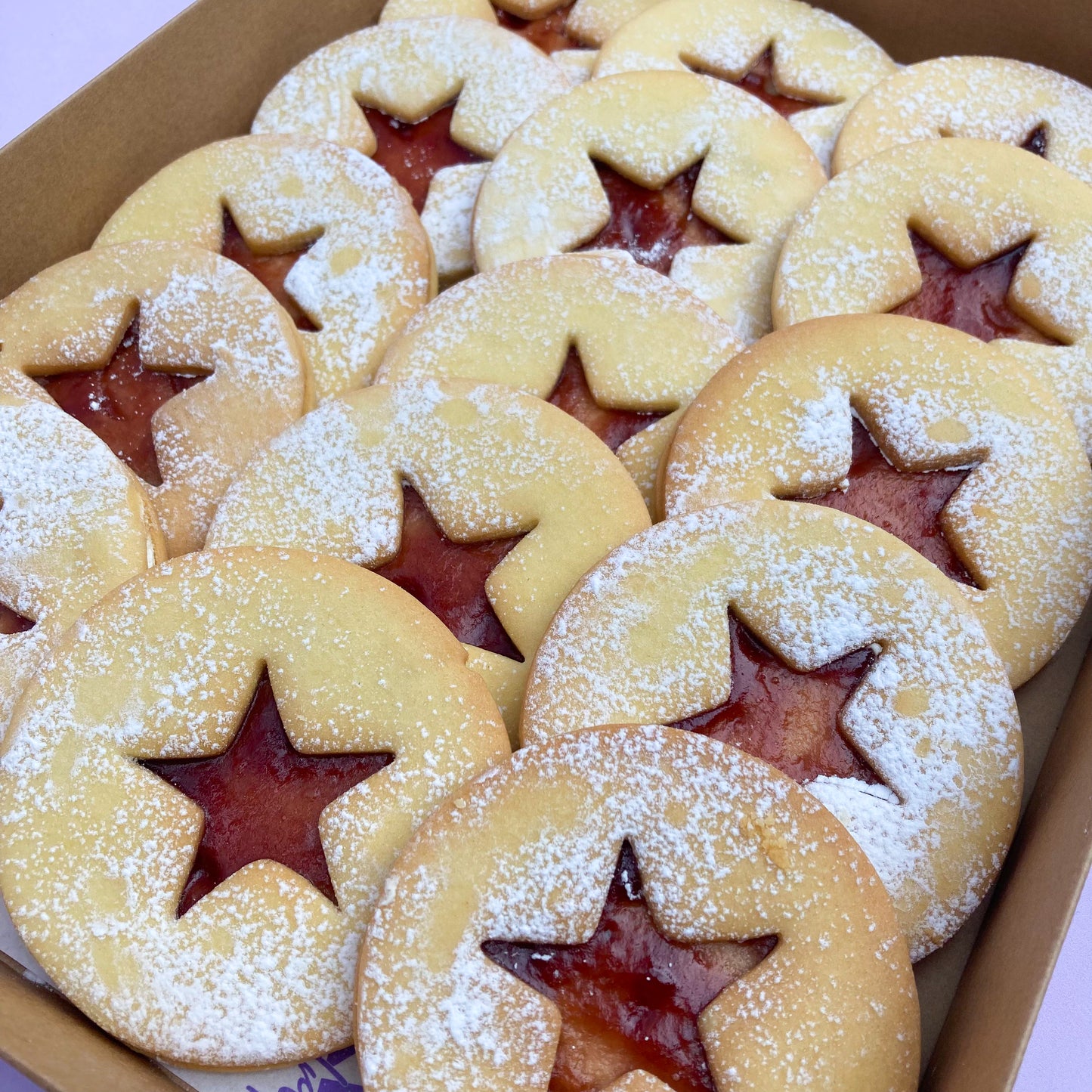 Festive Jammie Dodgers