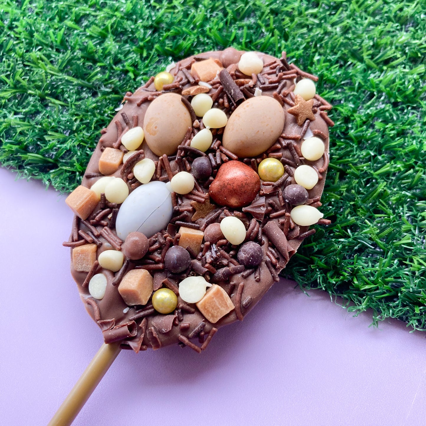 Chocolate Egg Lollipops