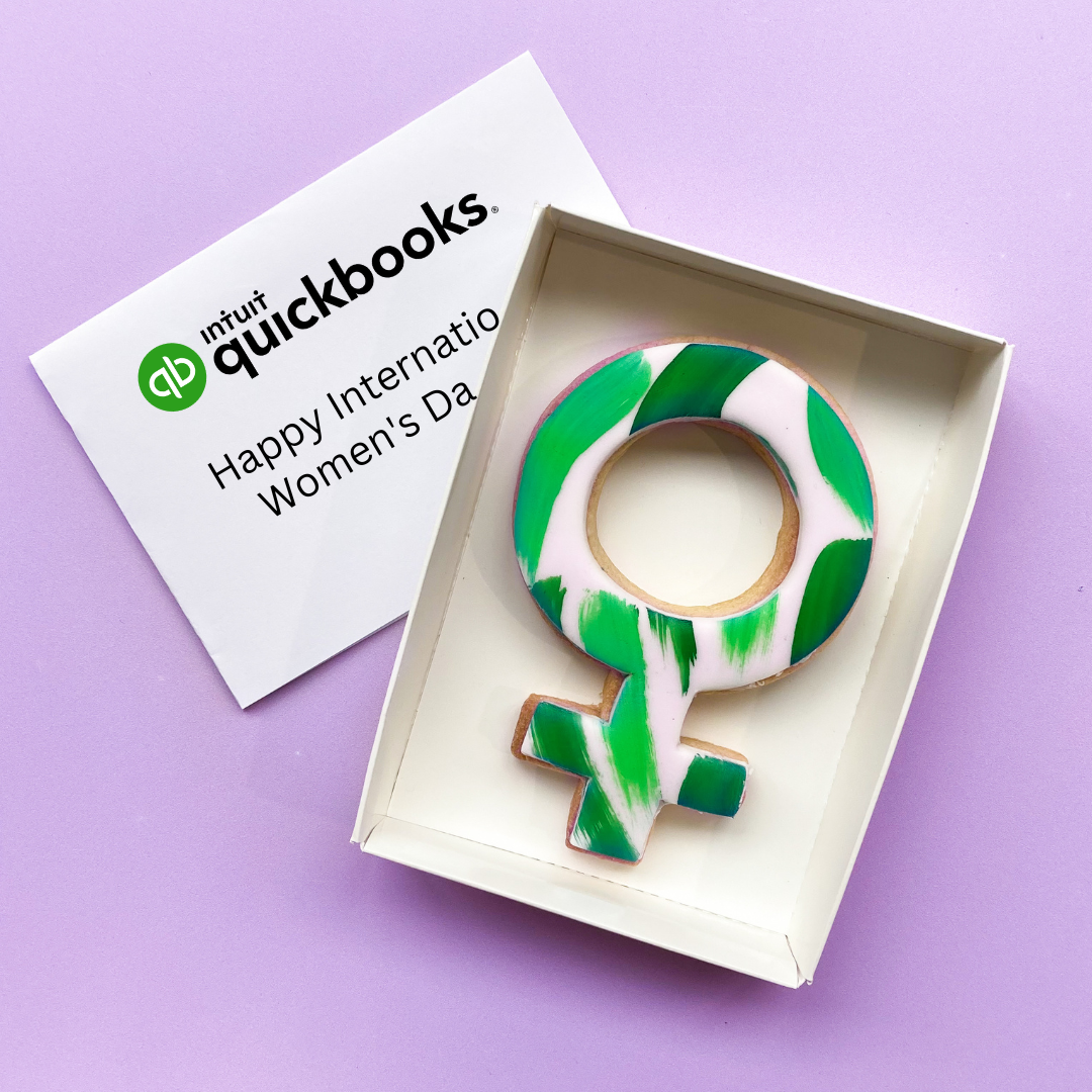 Branded International Women's Day Cookie (letterbox gift)