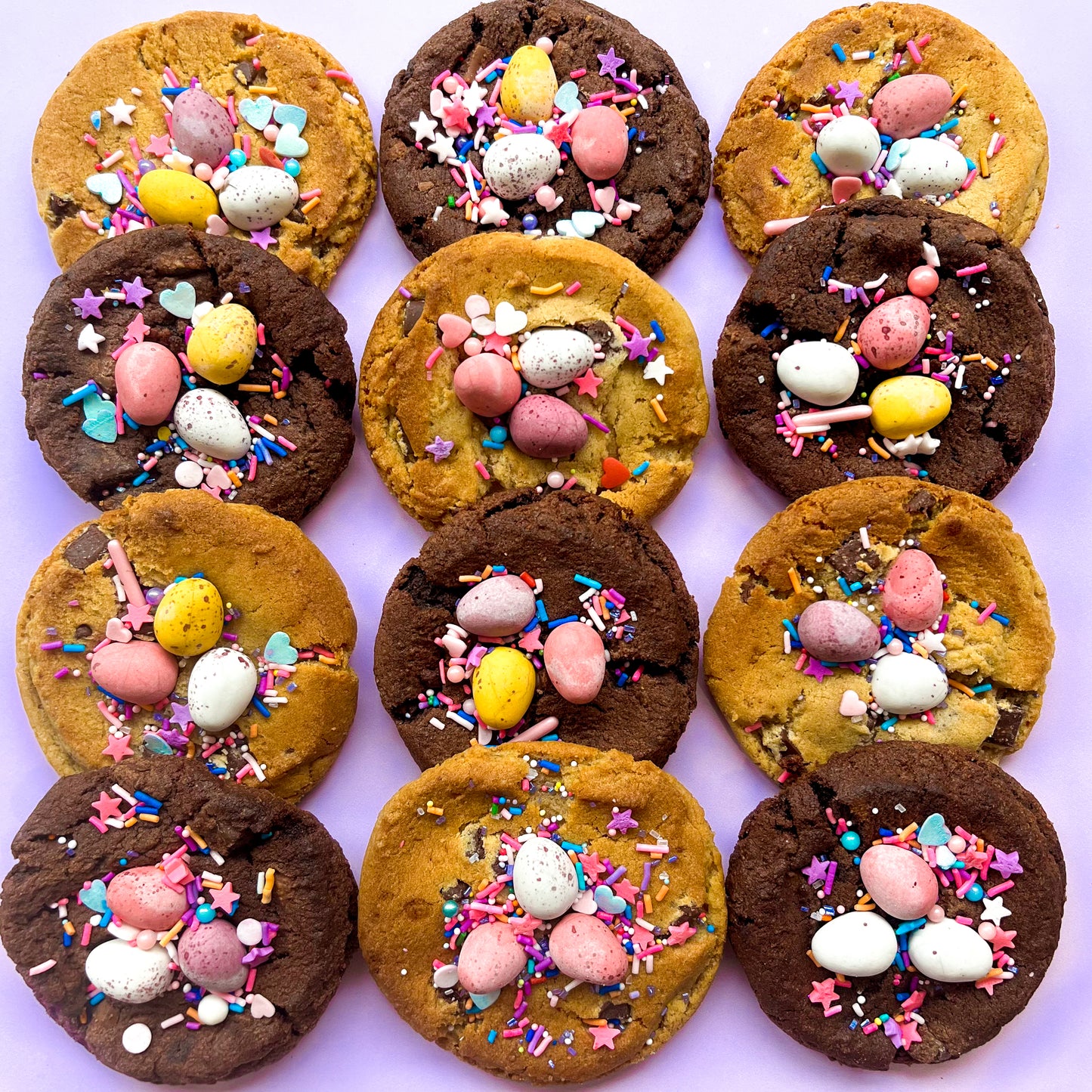 Mini Egg Cookie Platter