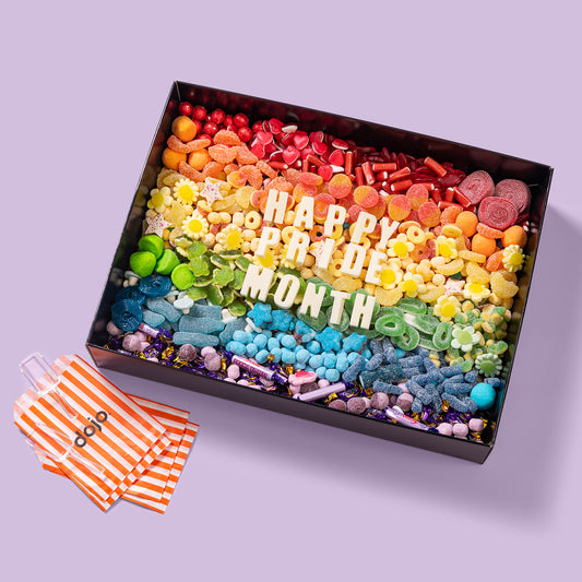 Branded Rainbow Candy Platter