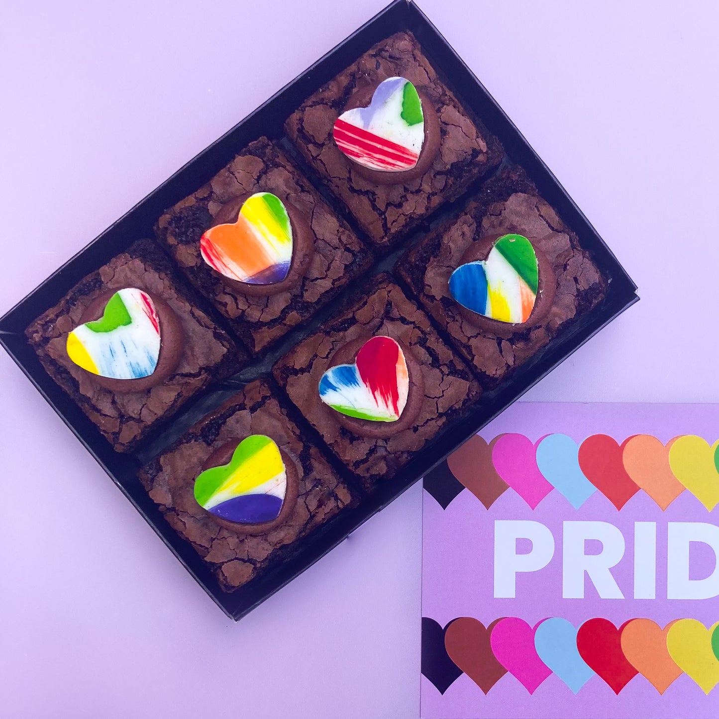Pride Postable Brownie Bites
