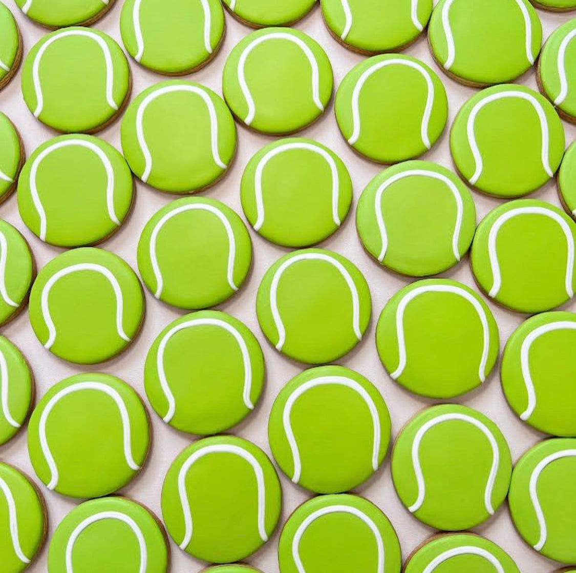 Tennis Ball Cookies