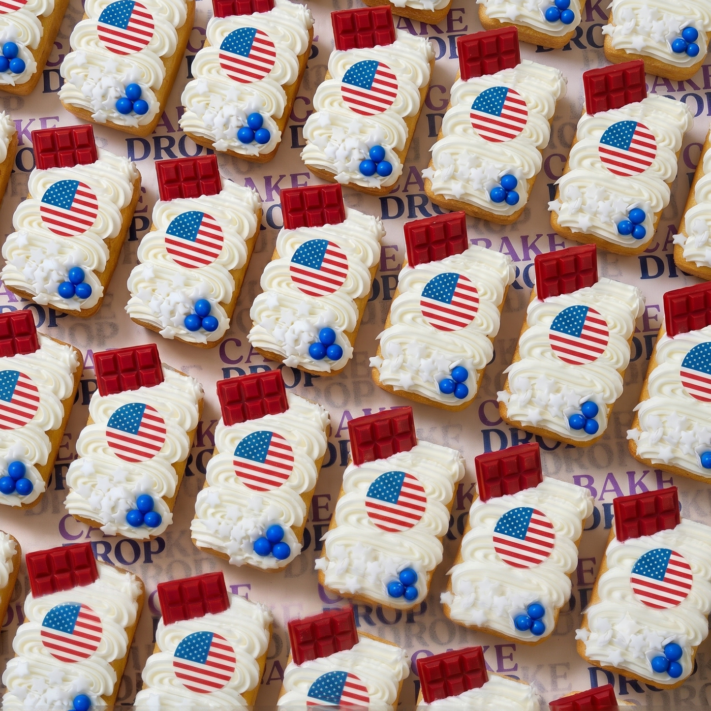 4th July Mini Loaf Cakes