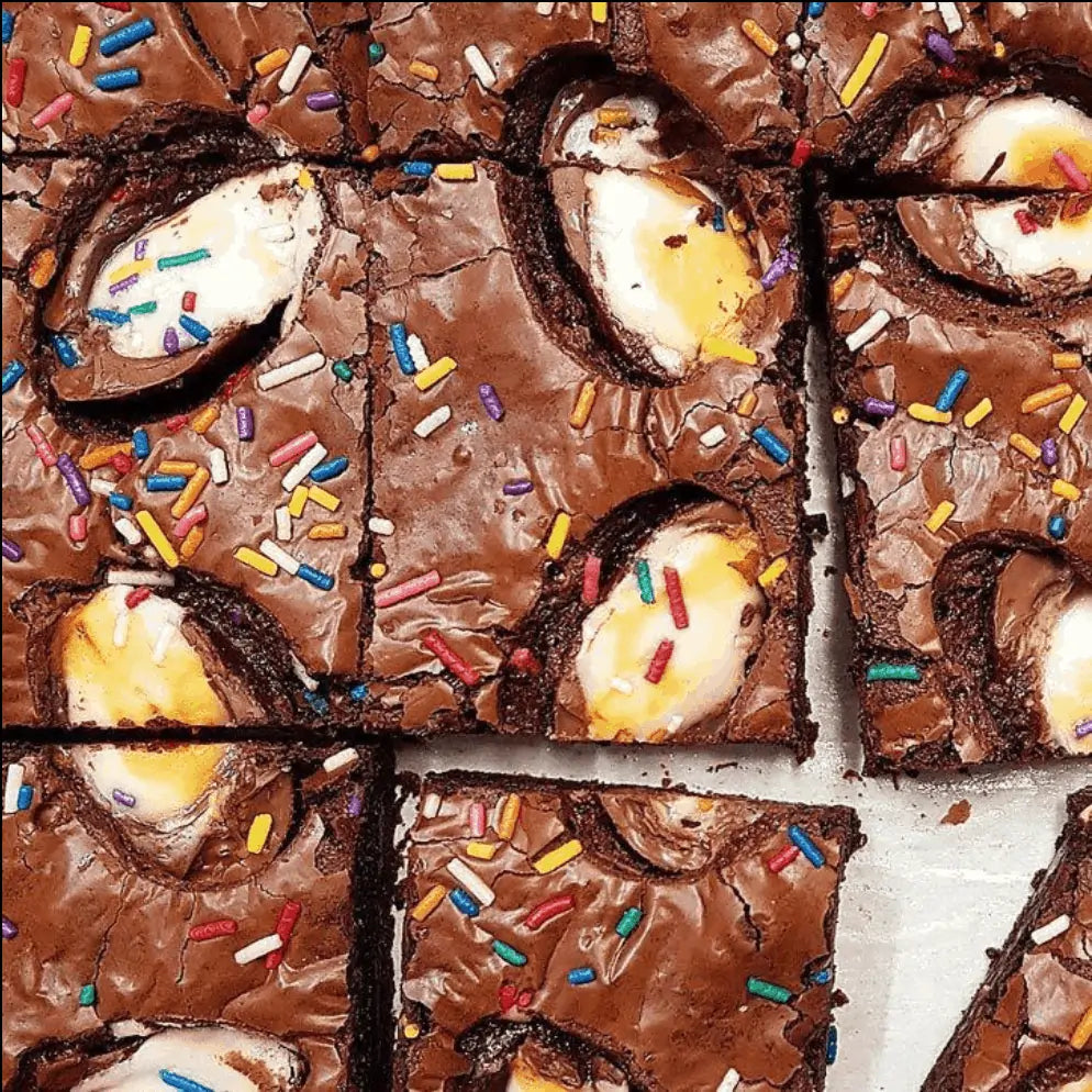 Creme Egg Brownies