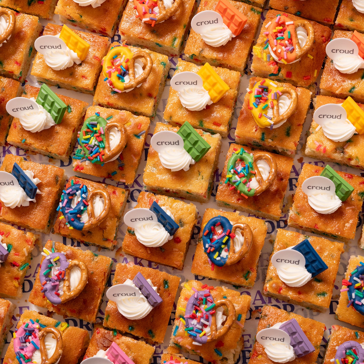 Pride Rainbow Cake Bites