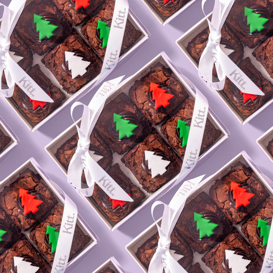 Festive Letterbox Brownie Bites