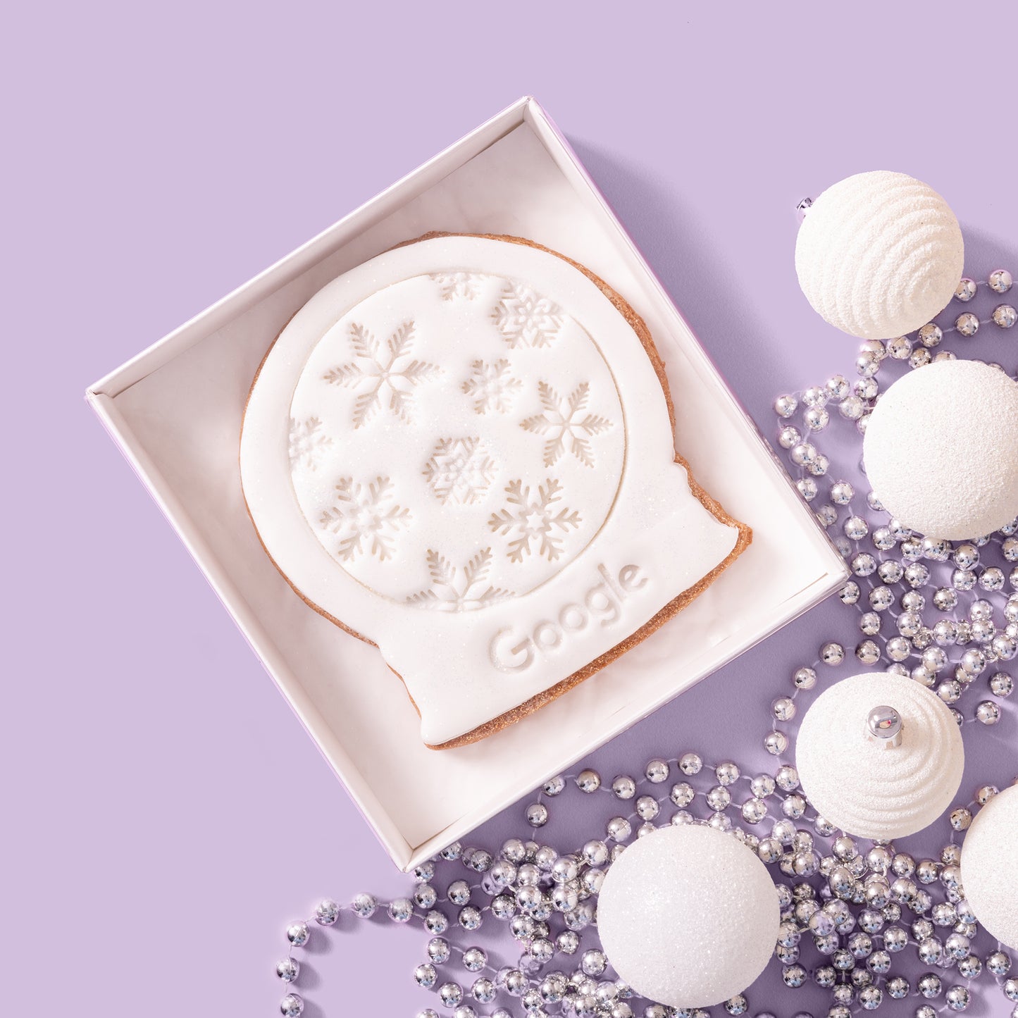 Brandable Snowglobe Cookie