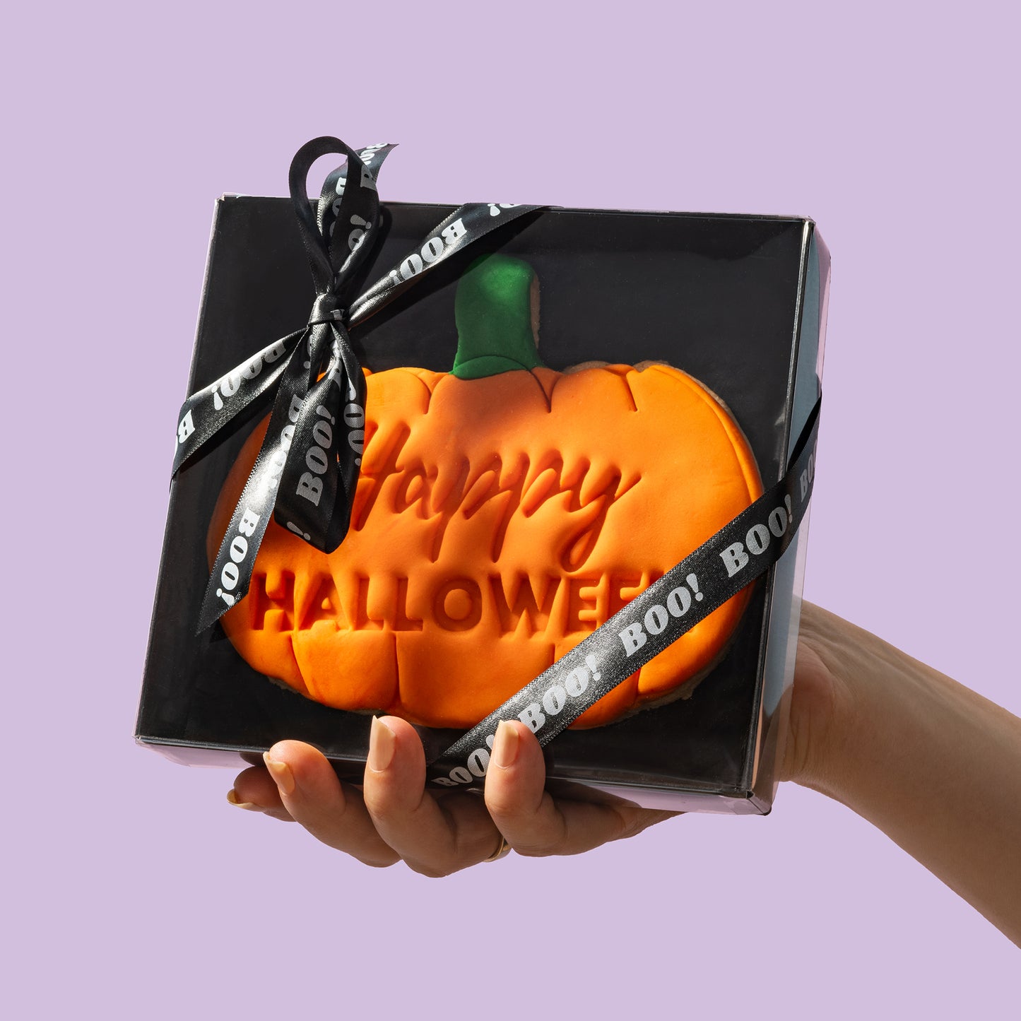 Brandable Halloween Pumpkin Cookie