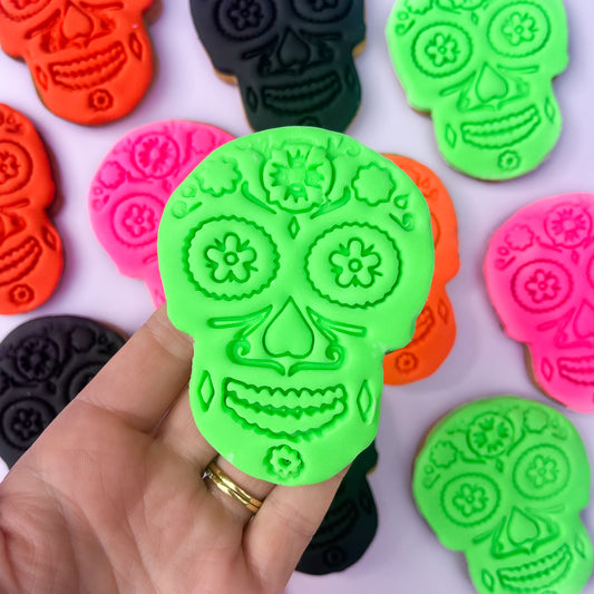Day Of The Dead Candy Skull Cookies