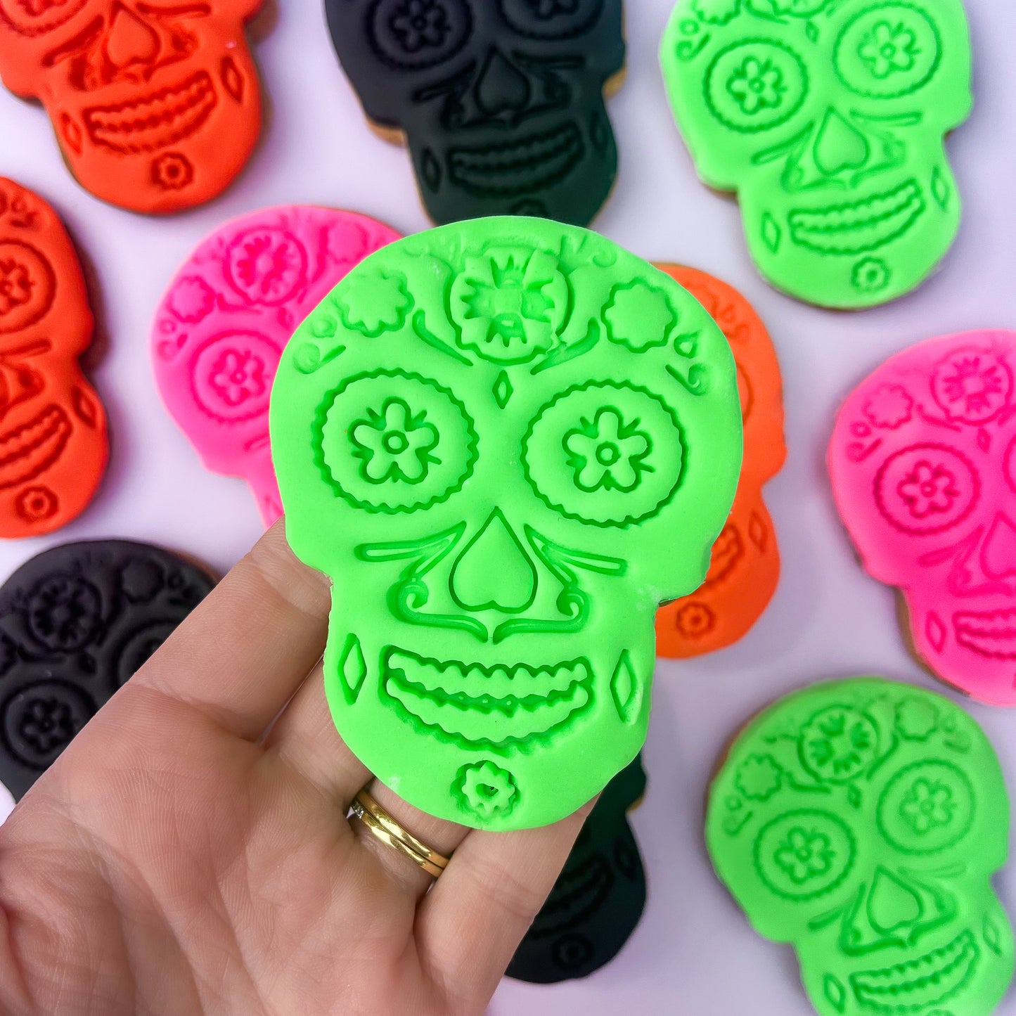 Day Of The Dead Candy Skull Cookies