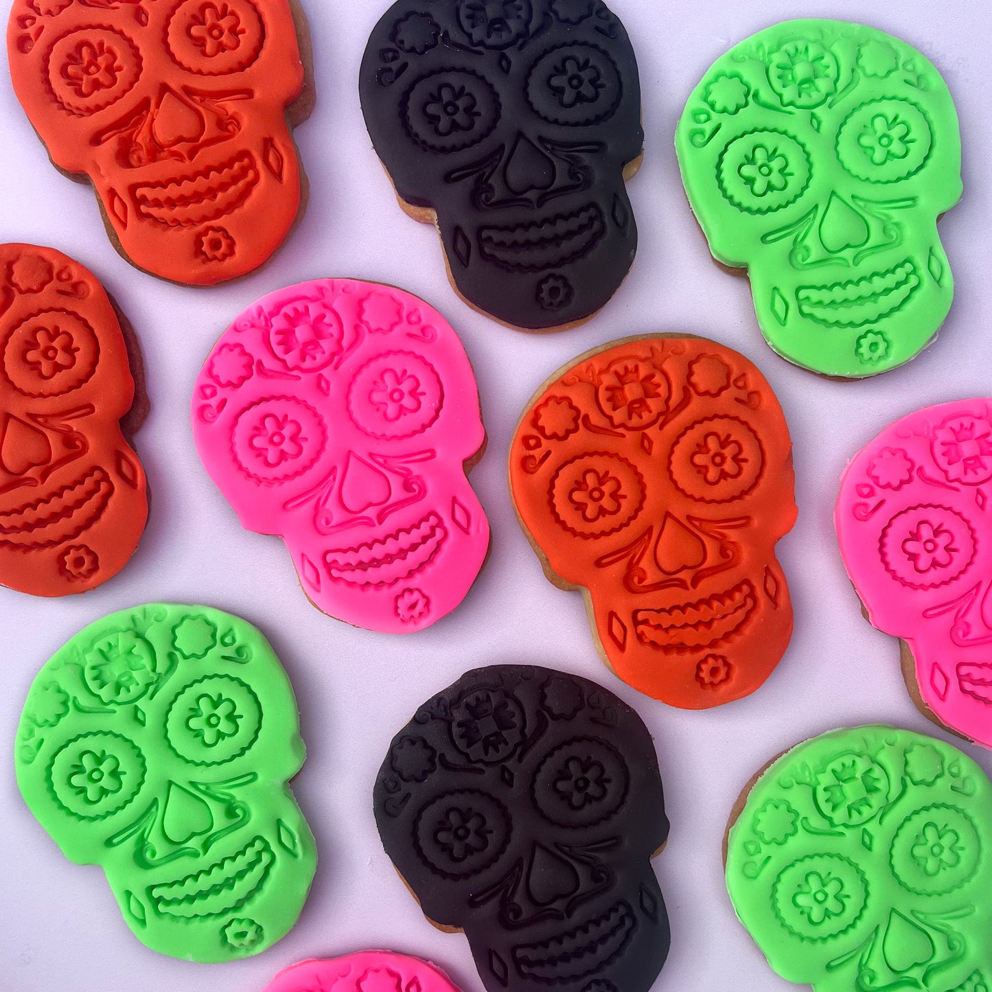 Day Of The Dead Candy Skull Cookies