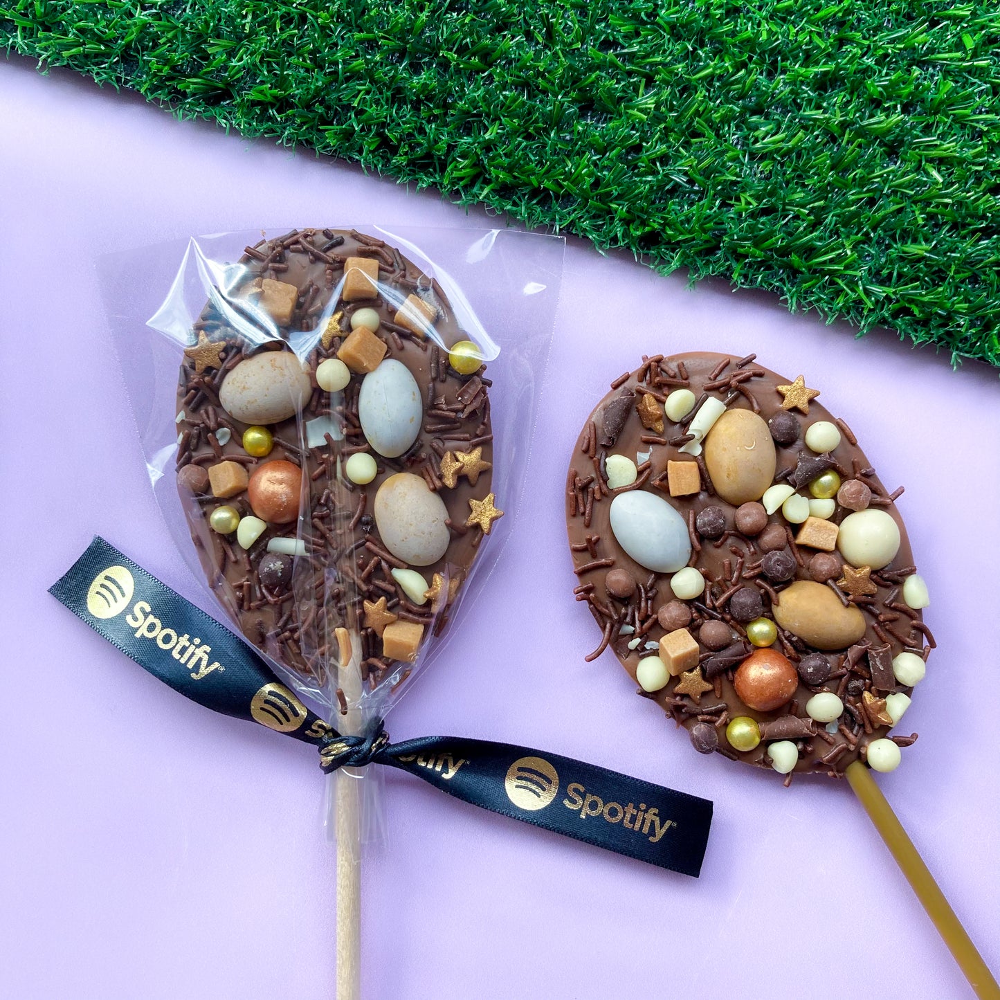 Chocolate Egg Lollipops