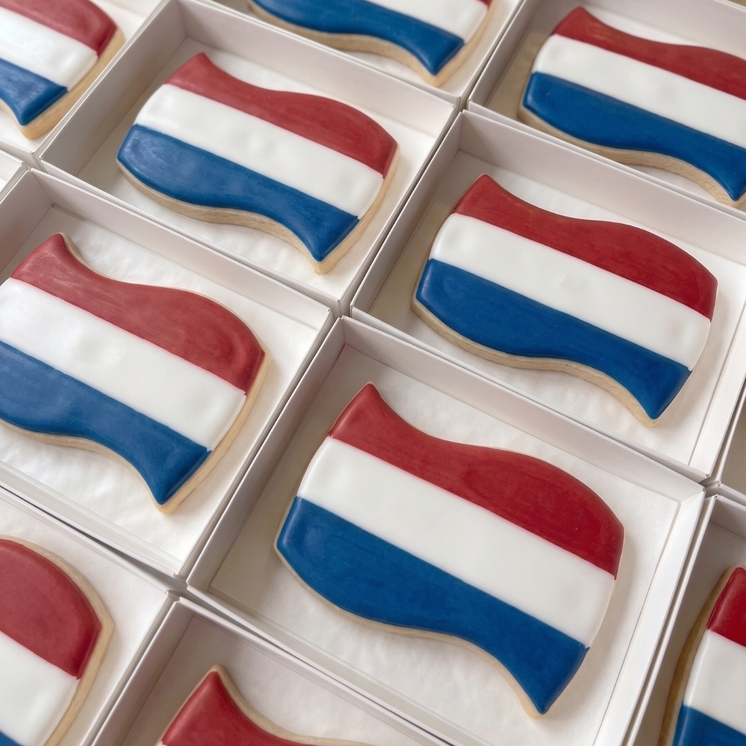 Custom Football Country Flag Cookie