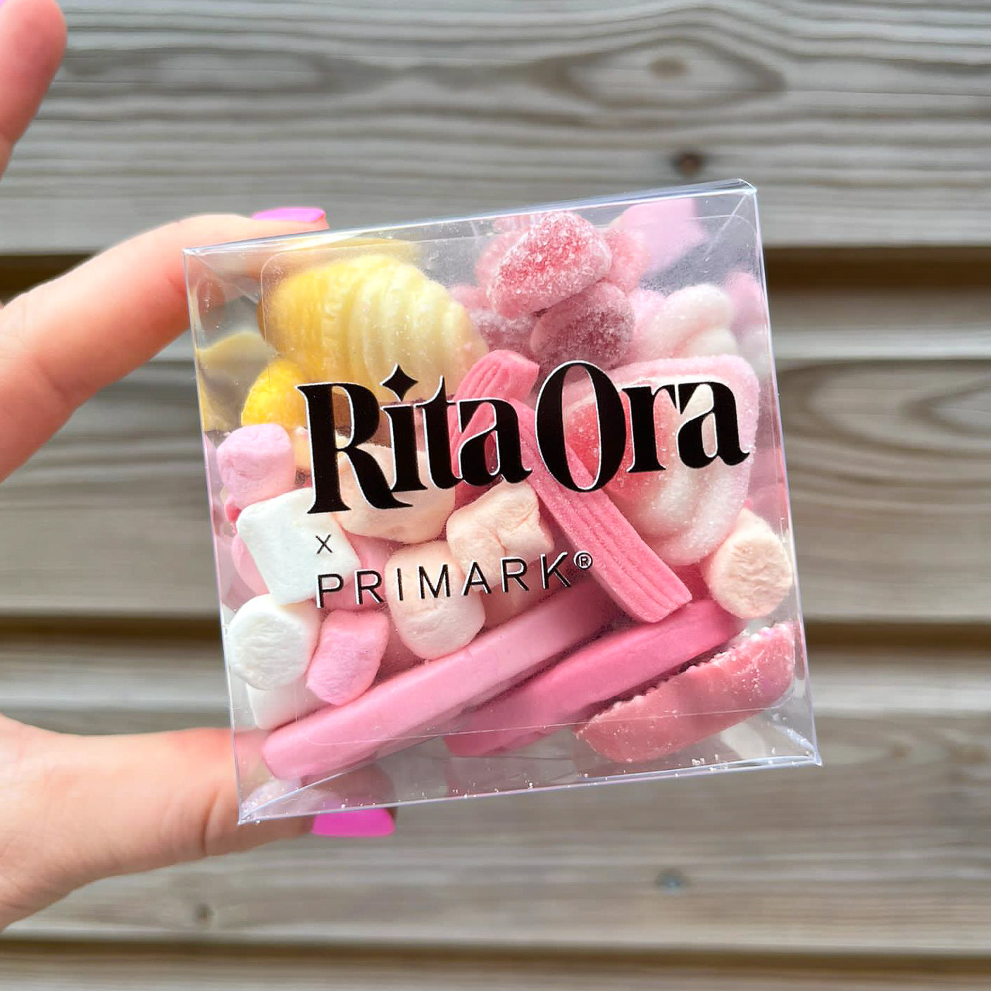 branded candy cubes