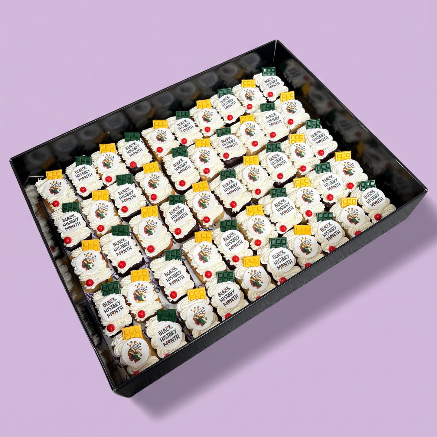 Black History Month Mini Loaf Cakes