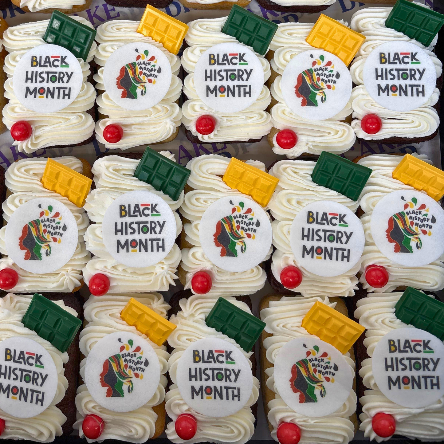 Black History Month Mini Loaf Cakes